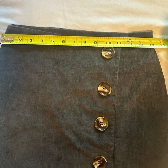 Altar'd State Black Mini Skirt with‎ Button Accents Size M - Picture 10 of 11